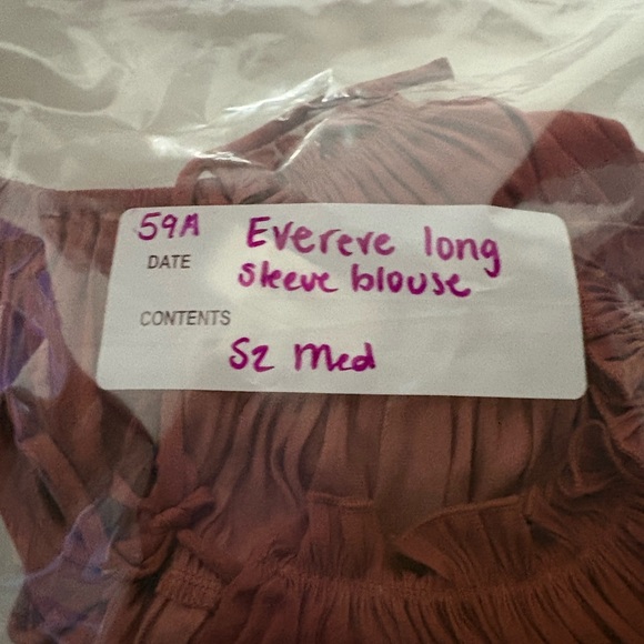 Evereve Rust Ruffle Blouse - Picture 12 of 12